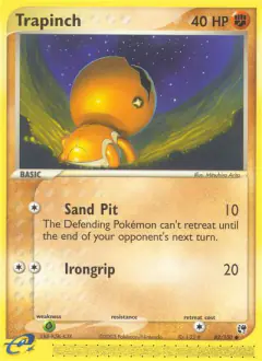 Trapinch Common card from Sandstorm