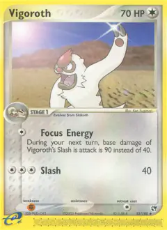 Vigoroth Uncommon card from Sandstorm