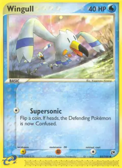 Wingull Common card from Sandstorm