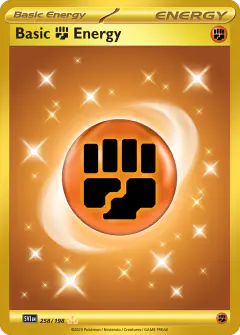 Basic Fighting Energy Hyper Rare card from Scarlet & Violet Base