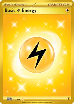 Basic Lightning Energy Hyper Rare card from Scarlet & Violet Base