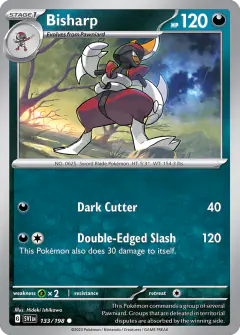 Bisharp Common card from Scarlet & Violet Base