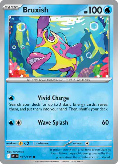 Bruxish Common card from Scarlet & Violet Base