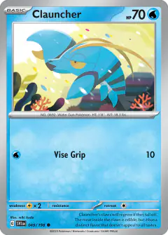 Clauncher Common card from Scarlet & Violet Base