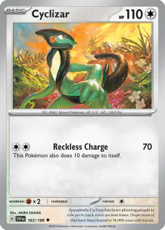 Cyclizar Uncommon card from Scarlet & Violet Base