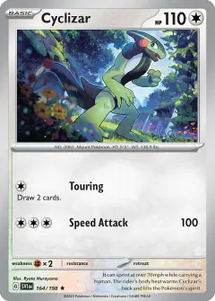 Cyclizar Rare card from Scarlet & Violet Base