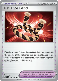 Defiance Band Uncommon card from Scarlet & Violet Base