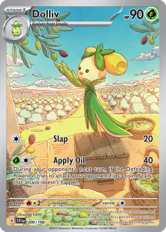 Dolliv Illustration Rare card from Scarlet & Violet Base