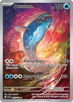 Dondozo Illustration Rare card from Scarlet & Violet Base