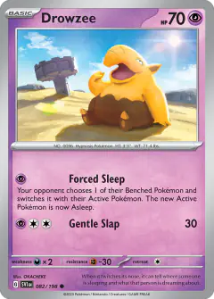 Drowzee Common card from Scarlet & Violet Base