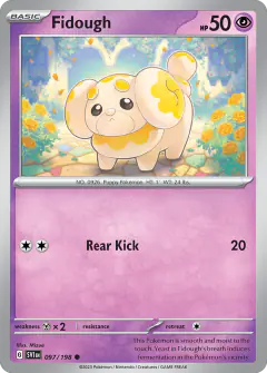 Fidough Common card from Scarlet & Violet Base