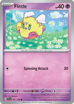 Flittle Common card from Scarlet & Violet Base