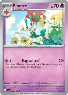 Floette Common card from Scarlet & Violet Base