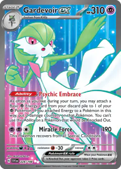 Gardevoir ex Ultra Rare card from Scarlet & Violet Base