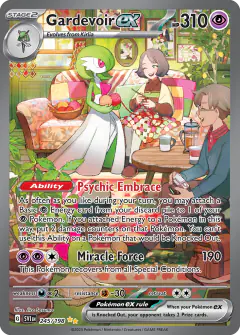 Gardevoir ex Special Illustration Rare card from Scarlet & Violet Base