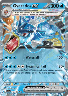 Gyarados ex Double Rare card from Scarlet & Violet Base