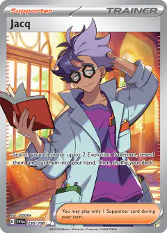 Jacq Ultra Rare card from Scarlet & Violet Base