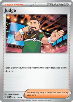 Judge Uncommon card from Scarlet & Violet Base