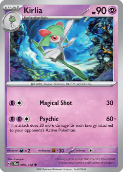 Kirlia Common card from Scarlet & Violet Base