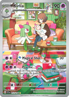 Kirlia Illustration Rare card from Scarlet & Violet Base