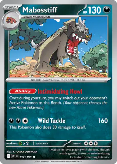 Mabosstiff Uncommon card from Scarlet & Violet Base
