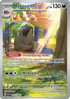 Mabosstiff Illustration Rare card from Scarlet & Violet Base