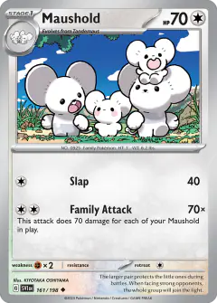 Maushold Uncommon card from Scarlet & Violet Base