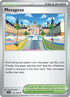 Mesagoza Uncommon card from Scarlet & Violet Base