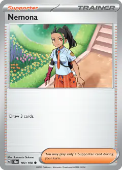Nemona Common card from Scarlet & Violet Base