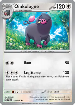 Oinkologne Uncommon card from Scarlet & Violet Base