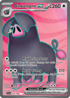 Oinkologne ex Ultra Rare card from Scarlet & Violet Base