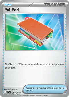 Pal Pad Common card from Scarlet & Violet Base