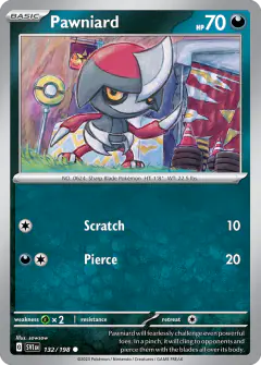 Pawniard Common card from Scarlet & Violet Base