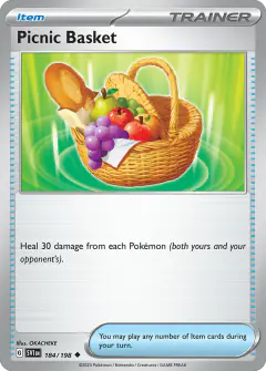 Picnic Basket Uncommon card from Scarlet & Violet Base