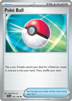 Poké Ball Common card from Scarlet & Violet Base