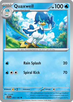 Quaxwell Uncommon card from Scarlet & Violet Base