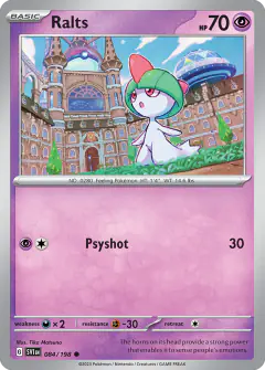 Ralts Common card from Scarlet & Violet Base