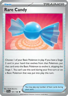 Rare Candy Common card from Scarlet & Violet Base