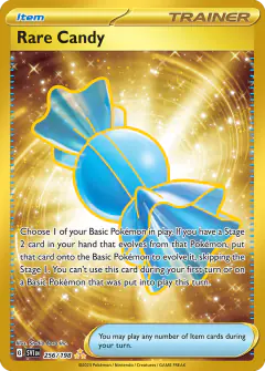 Rare Candy Hyper Rare card from Scarlet & Violet Base
