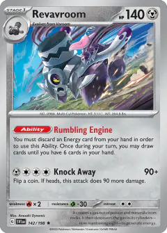 Revavroom Rare card from Scarlet & Violet Base