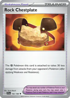 Rock Chestplate Uncommon card from Scarlet & Violet Base