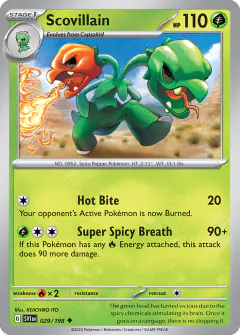Scovillain Uncommon card from Scarlet & Violet Base