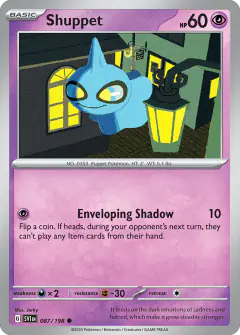 Shuppet Common card from Scarlet & Violet Base