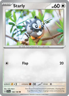 Starly Common card from Scarlet & Violet Base