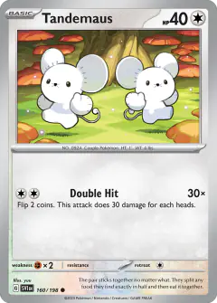 Tandemaus Common card from Scarlet & Violet Base