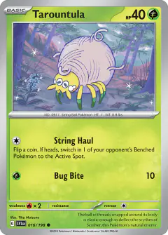 Tarountula Common card from Scarlet & Violet Base