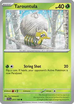 Tarountula Common card from Scarlet & Violet Base