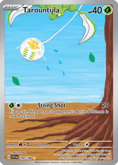 Tarountula Illustration Rare card from Scarlet & Violet Base