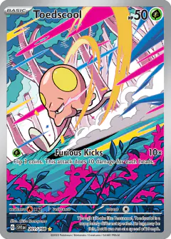 Toedscool Illustration Rare card from Scarlet & Violet Base