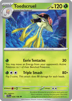 Toedscruel Uncommon card from Scarlet & Violet Base